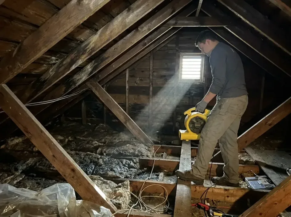 attic-water-damage-drying-proc-007 — frequently asked questions, Emergency Water Extraction & 24/7 Flood Response in Manheim…
